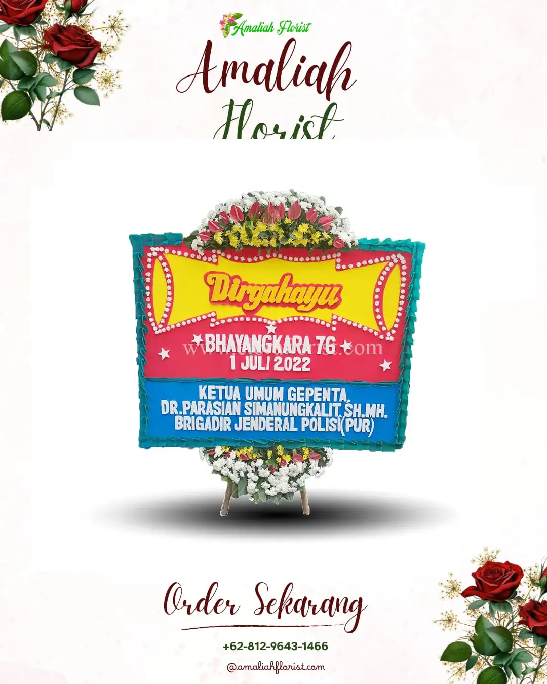 Papan Bunga HUT Ulang Tahun Sumedang